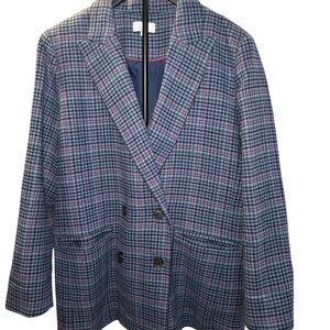 LOFT Multicolor Wool Blazer